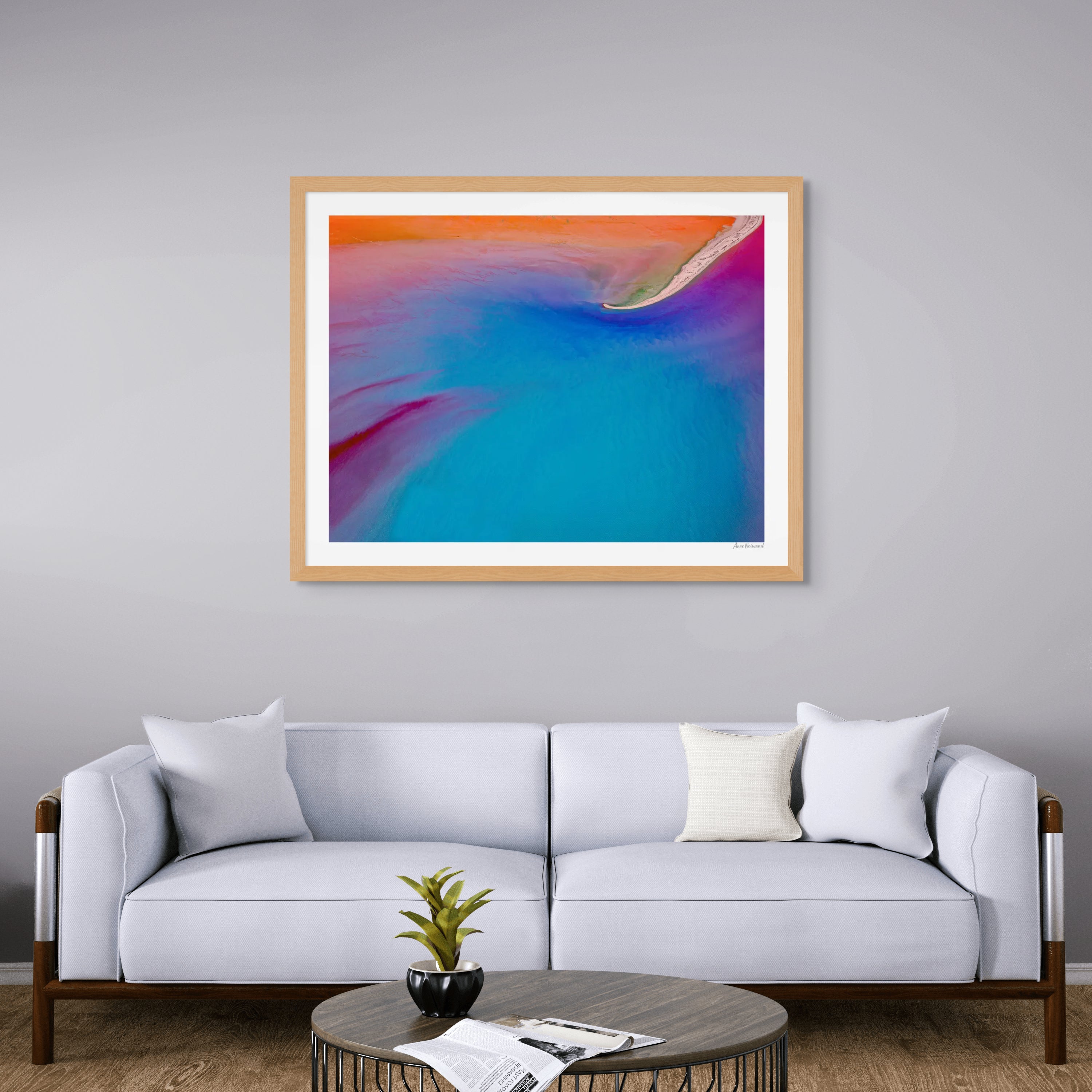 Outback Australia aerial wall art