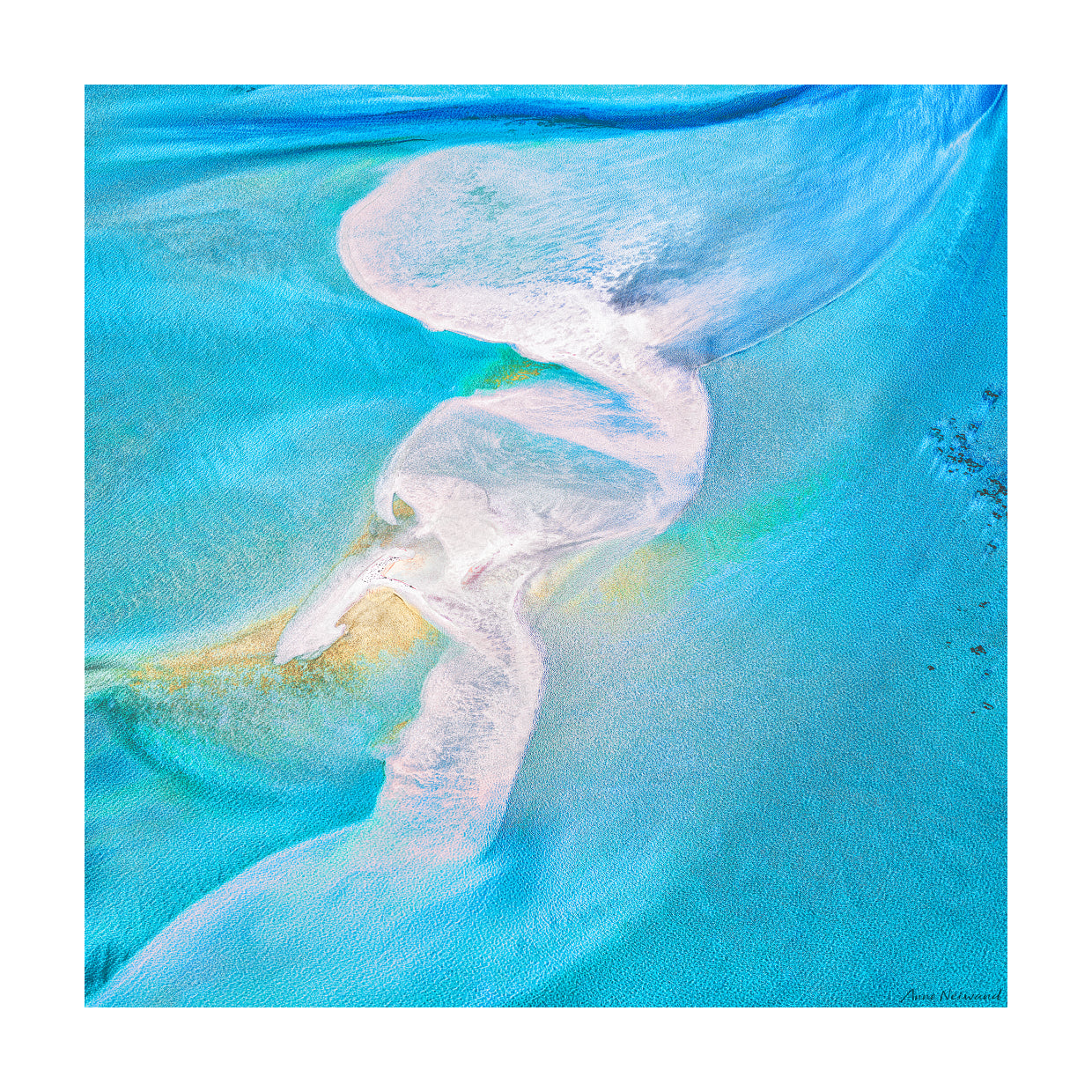 soft ocean tones artwork