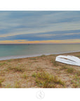 Sunset Stillness: Beached Boat on Portsea Beach