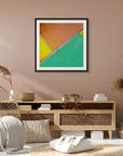 abstract landscape from above