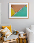 geometric aerial fine art print
