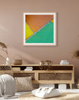 geometric aerial fine art print
