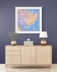 lavender blue and gold fine art photography
