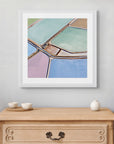 pastel toned salt ponds wall art australia