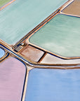 abstract aerial photography with airplane