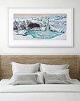 Frozen Icelandic landscape fine art print