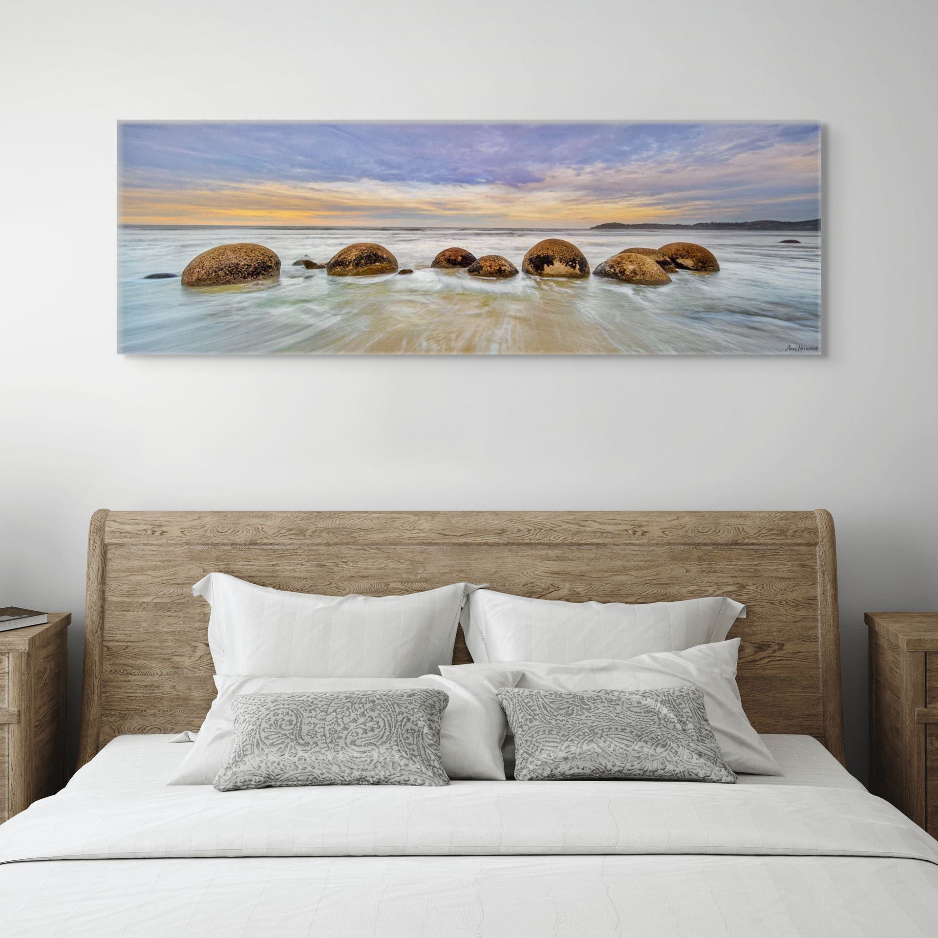 Ocean boulders fine art print