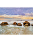 New Zealand coastal rock formations