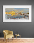 Anne Neiwand fine art photo of Lofoten with golden snow