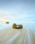 natures cup moeraki boulders photograph