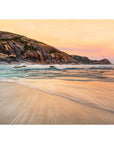 serene coast with flowing water image