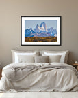 Patagonian mountains fine art print