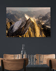 "Exclusive Aerial Denali National Park Print" and "Alaska Snow Peak Art for Sale"