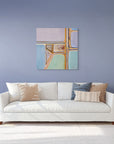 Pastel aerial fine art print