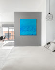 cool tone contemporary wall art
