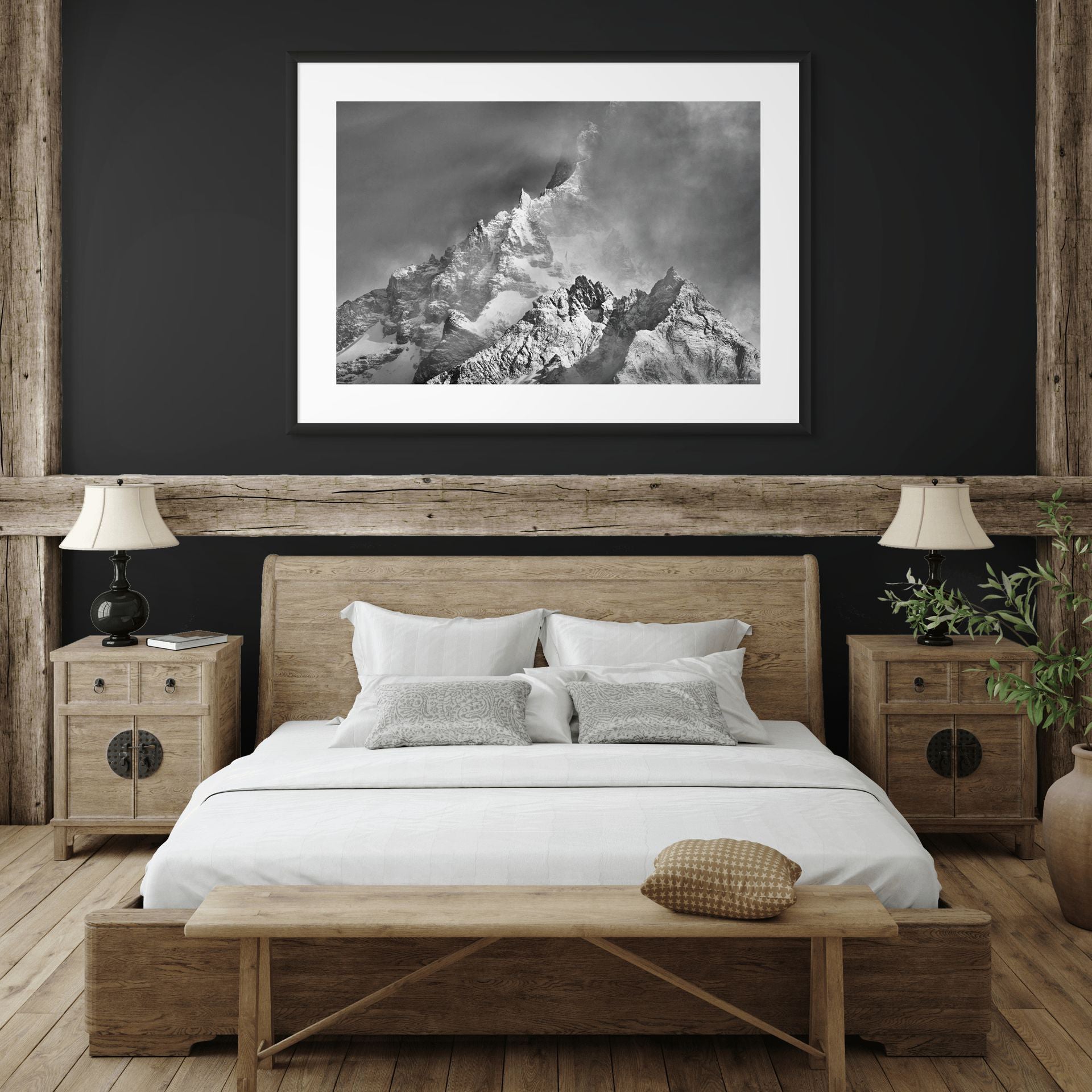 Fine art black and white landscape photography