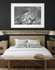 Dramatic mountain wall art