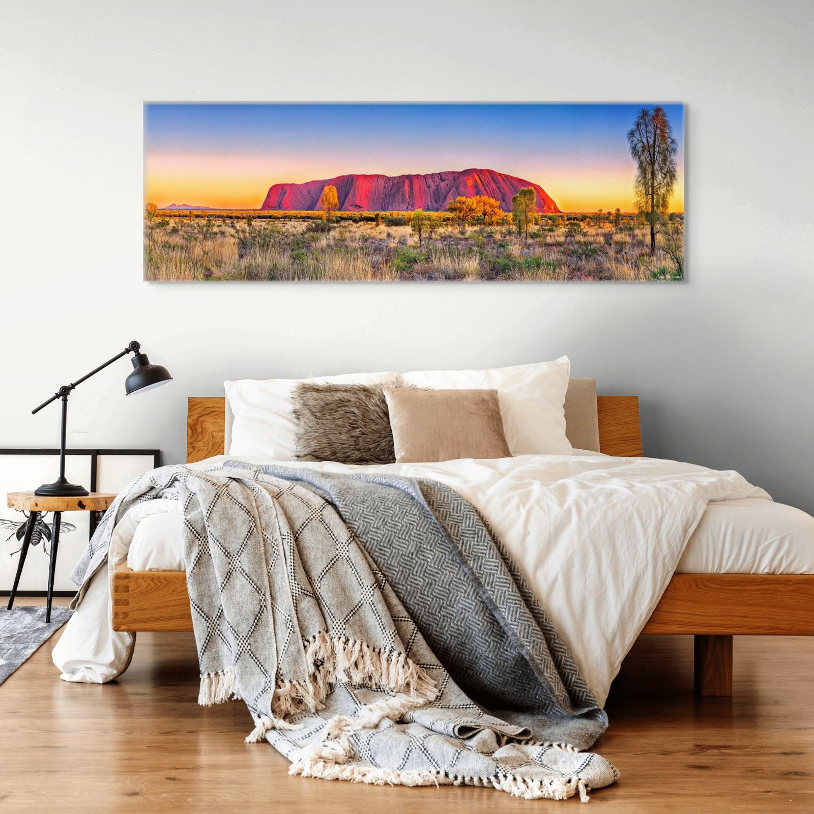 Awakening Rock: Uluru and The Olgas in the Distance