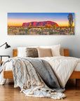 Awakening Rock: Uluru and The Olgas in the Distance