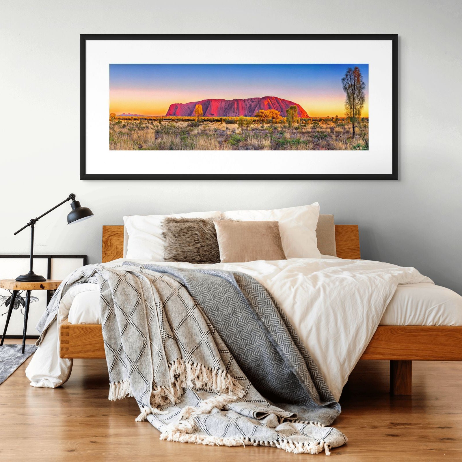 Awakening Rock: Uluru and The Olgas in the Distance