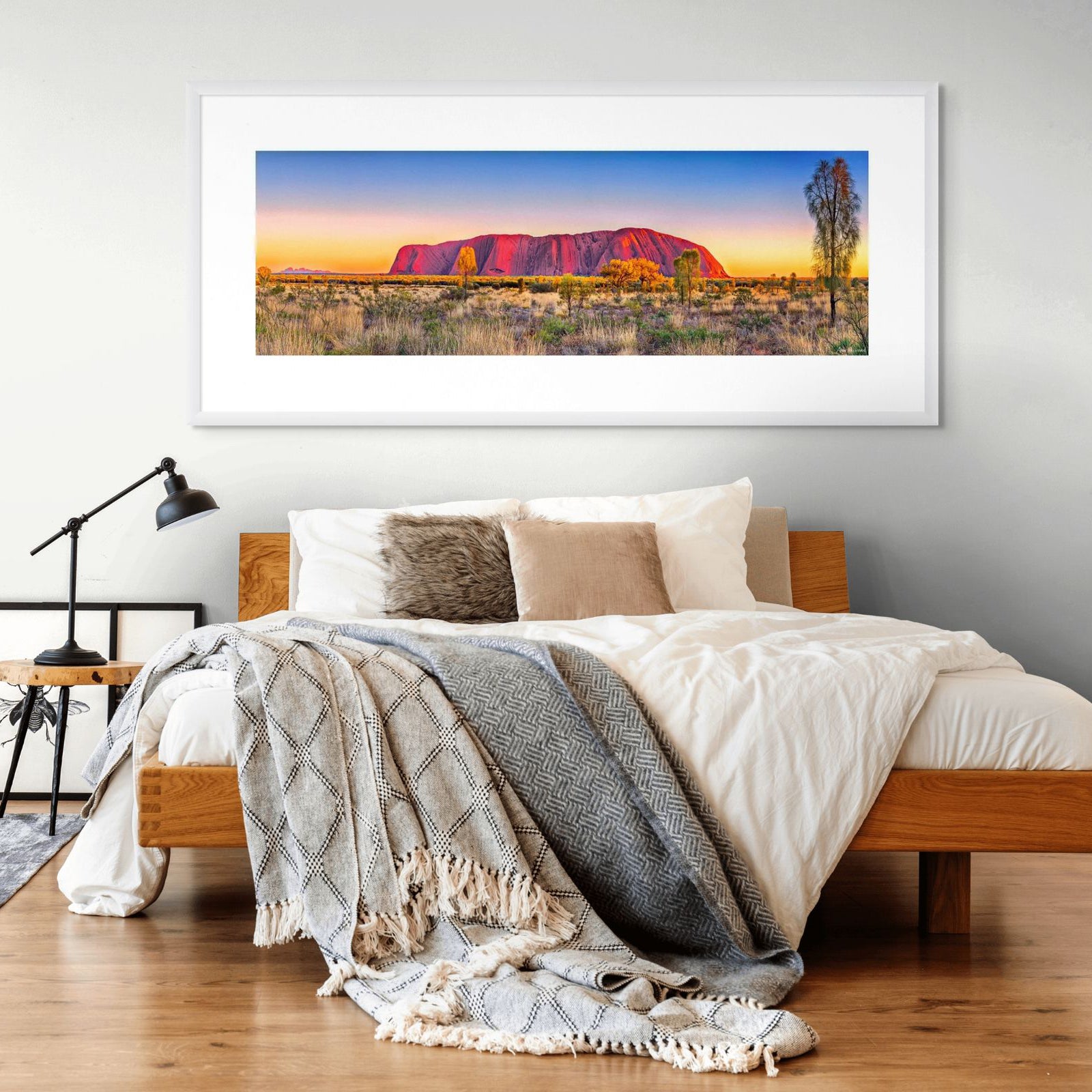 Awakening Rock: Uluru and The Olgas in the Distance