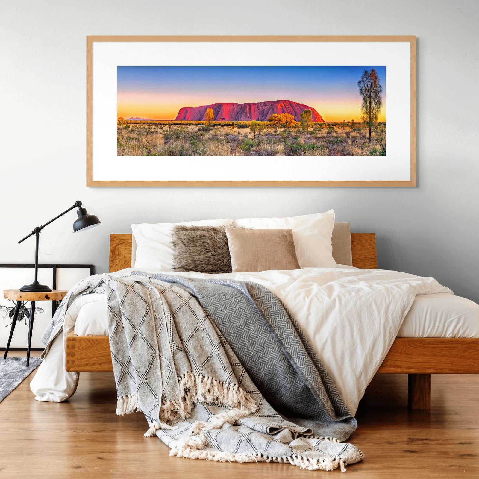 Awakening Rock: Uluru and The Olgas in the Distance