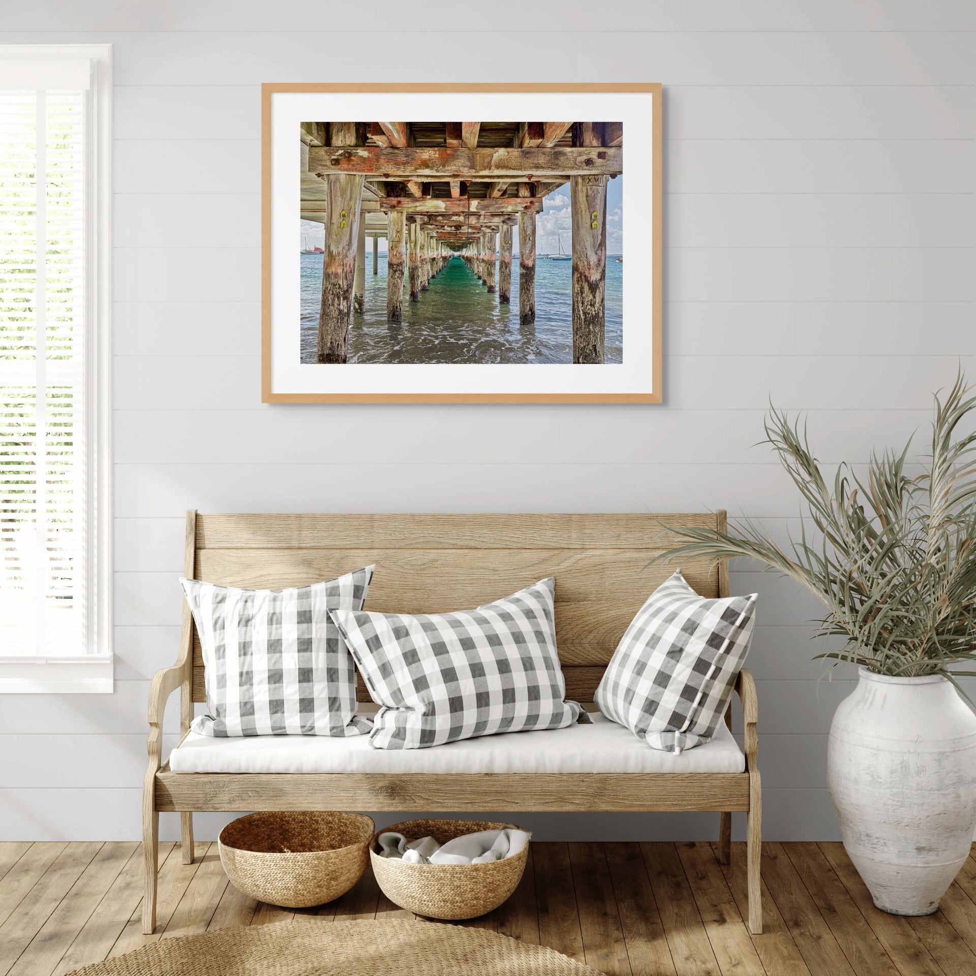 pier pylons fine art print