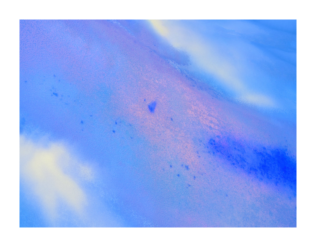 soft blue contemporary wall art