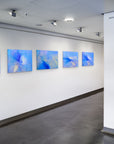 Blue and cream abstract landscape photography by Anne Neiwand
