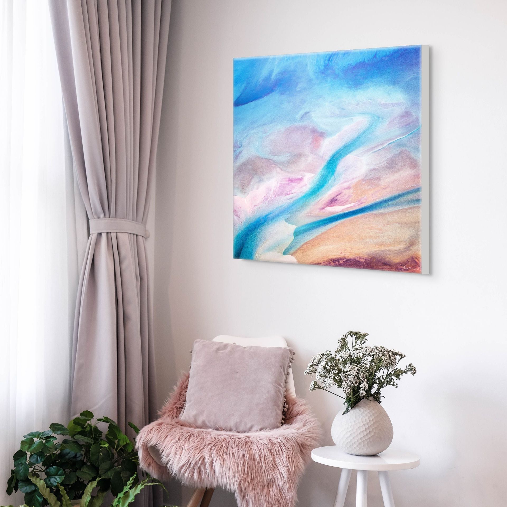 fine art photograph soft flowing rivers