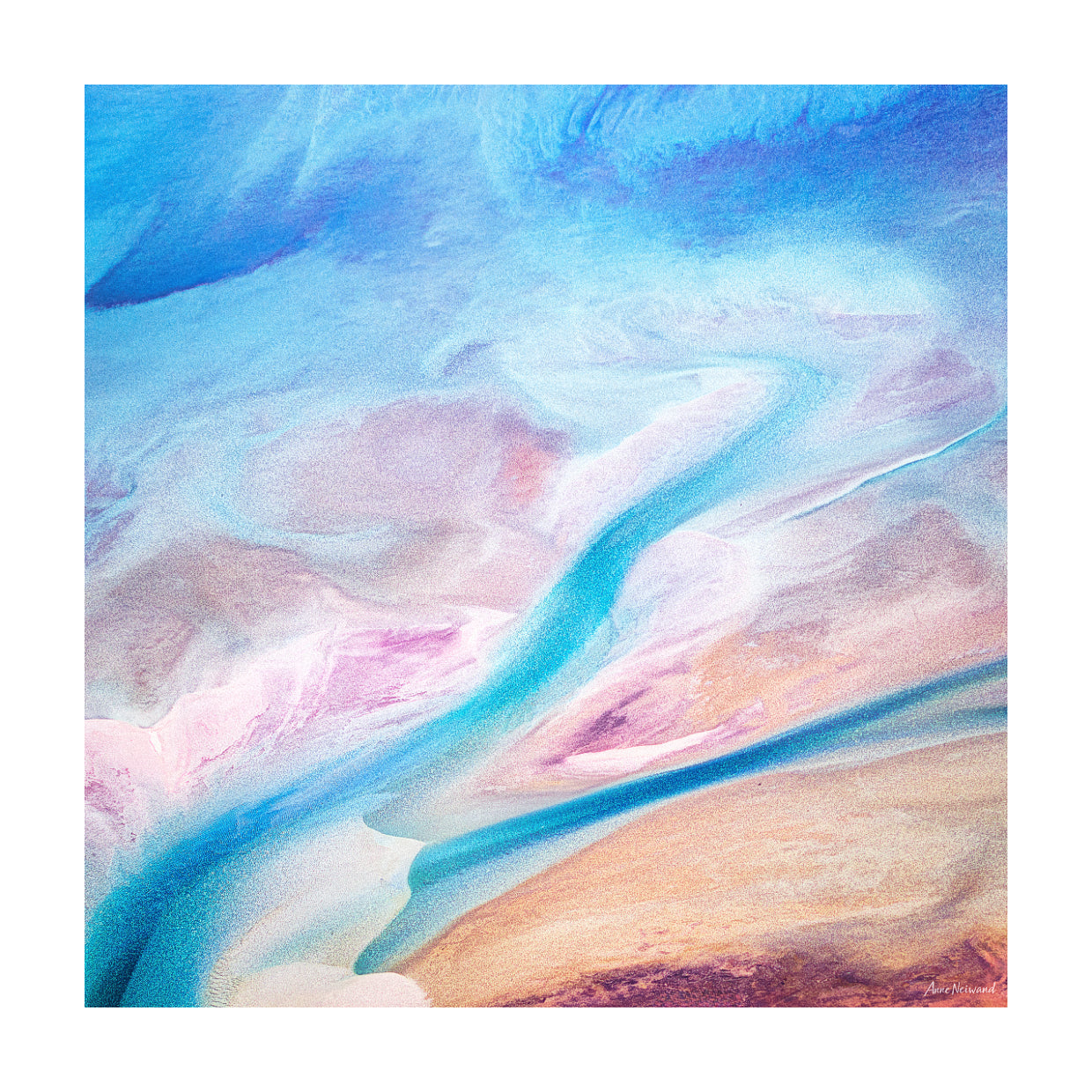 Australian aerial photo fine art abstract