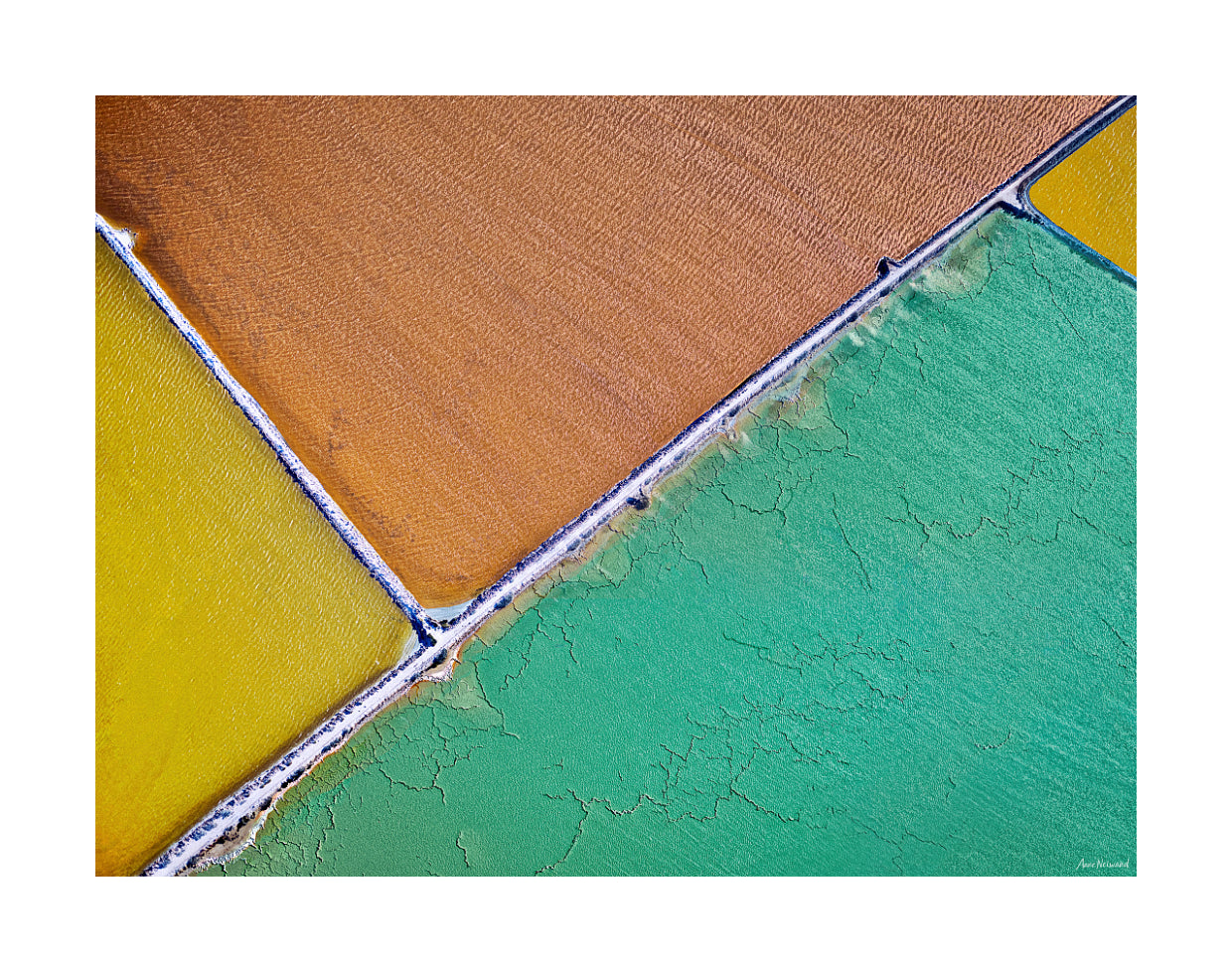 aerial abstract with bold colours