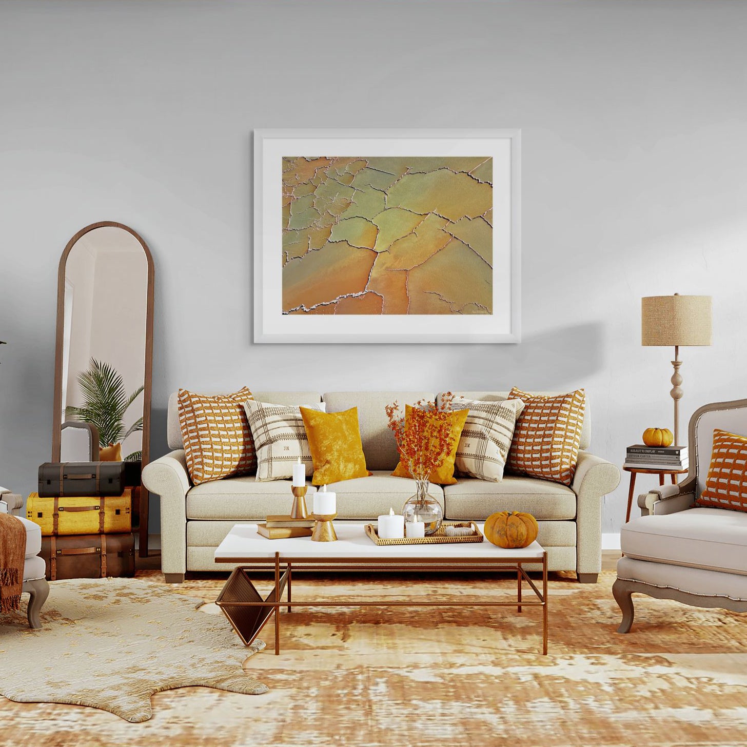 Natural texture abstract wall art