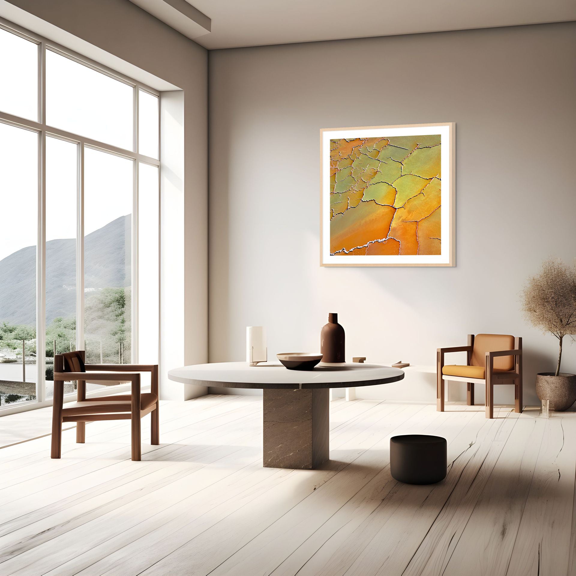 earth tones wall art