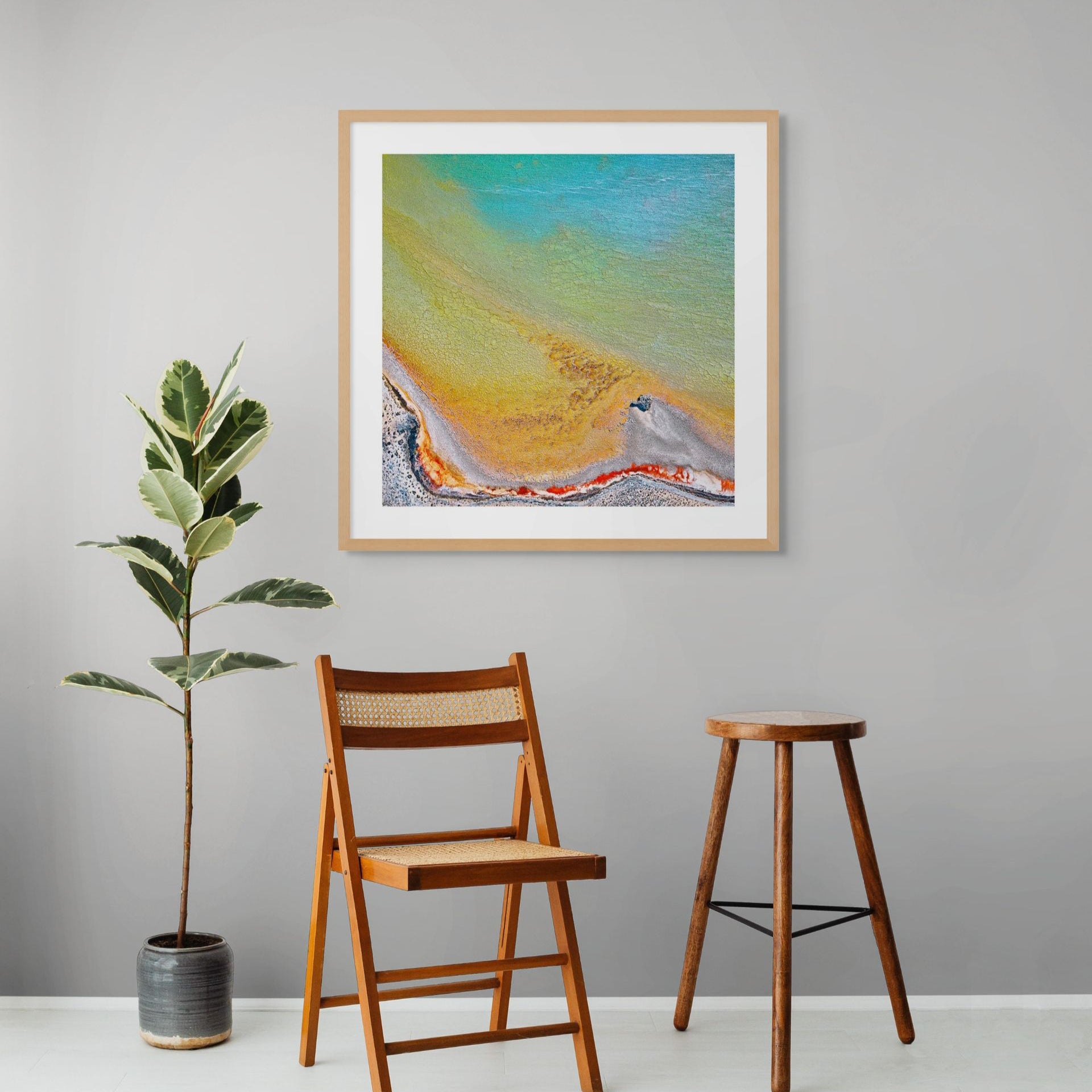 Shark Bay aerial fine art landscape