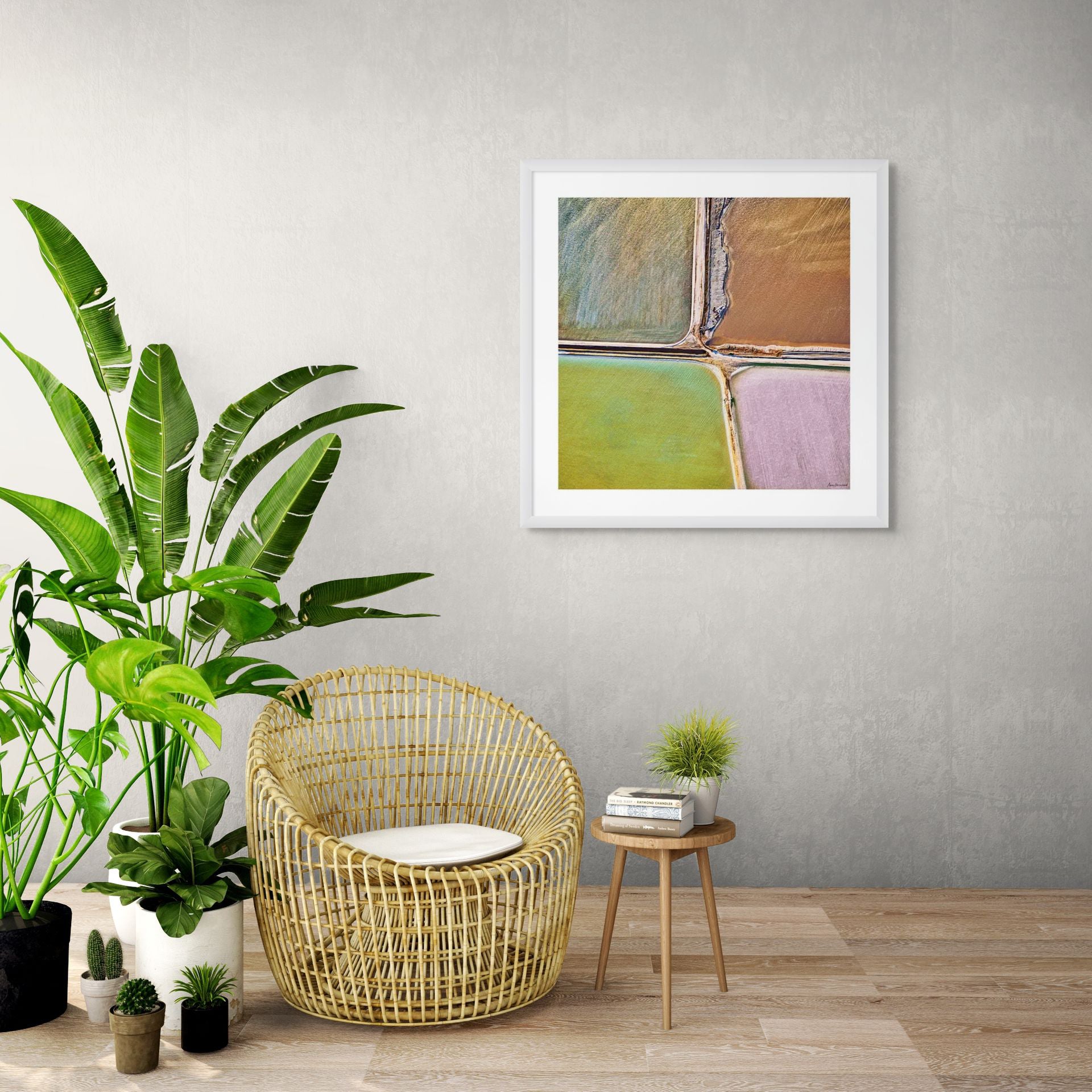 aqua and plum aerial artwork abstract