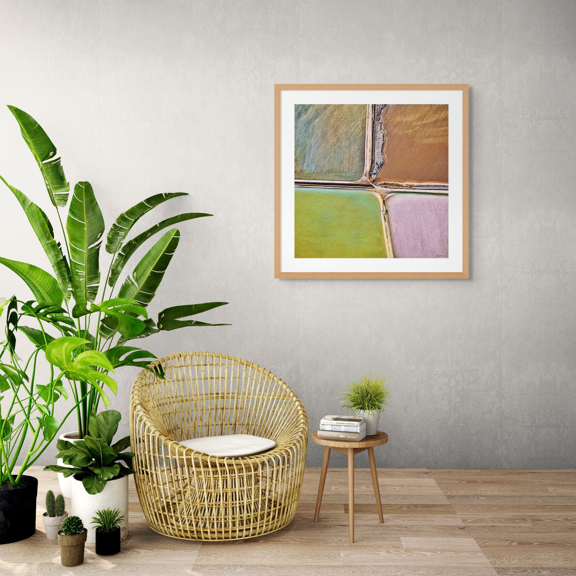 fine art photo from above salt operations