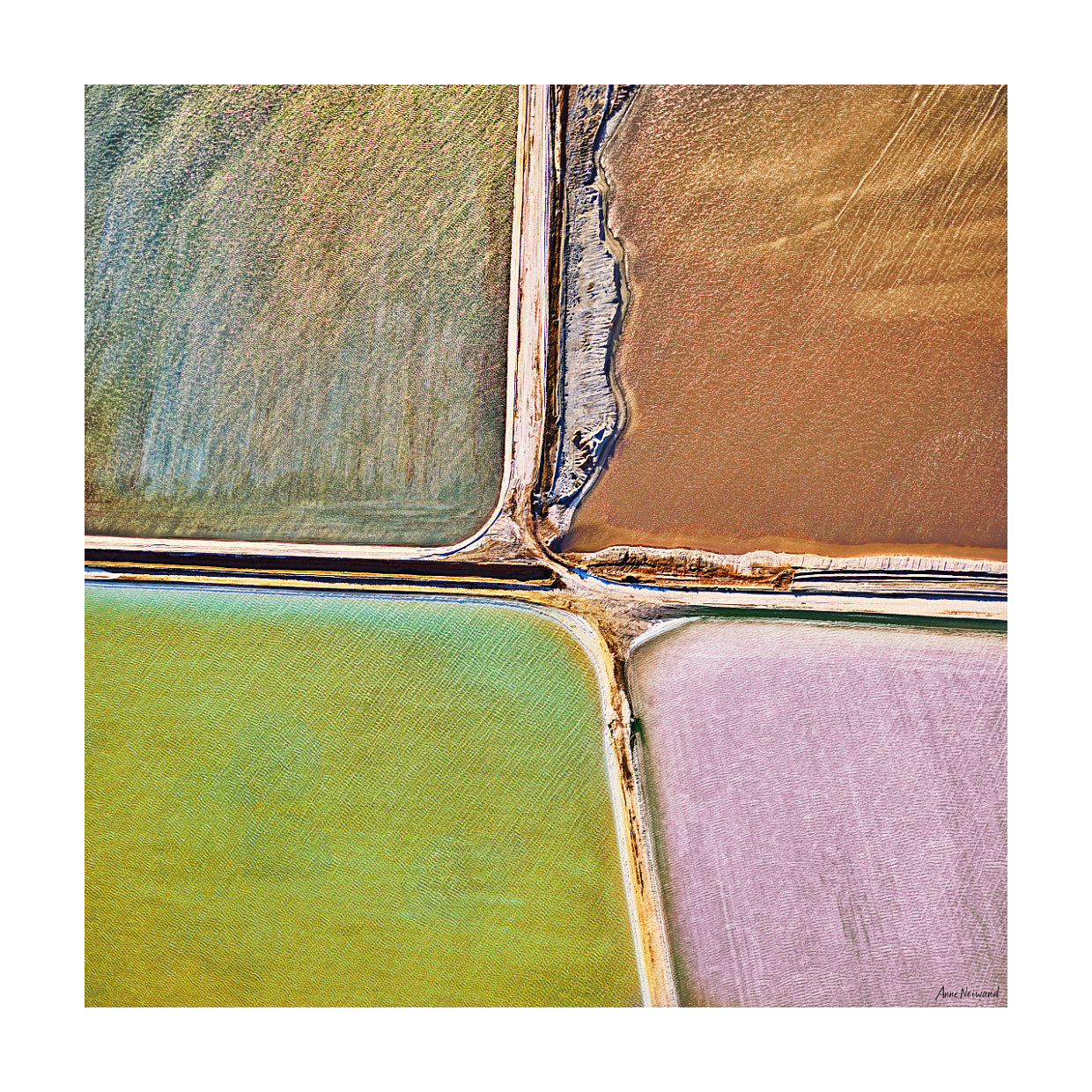 structured aerial photo of natural colours