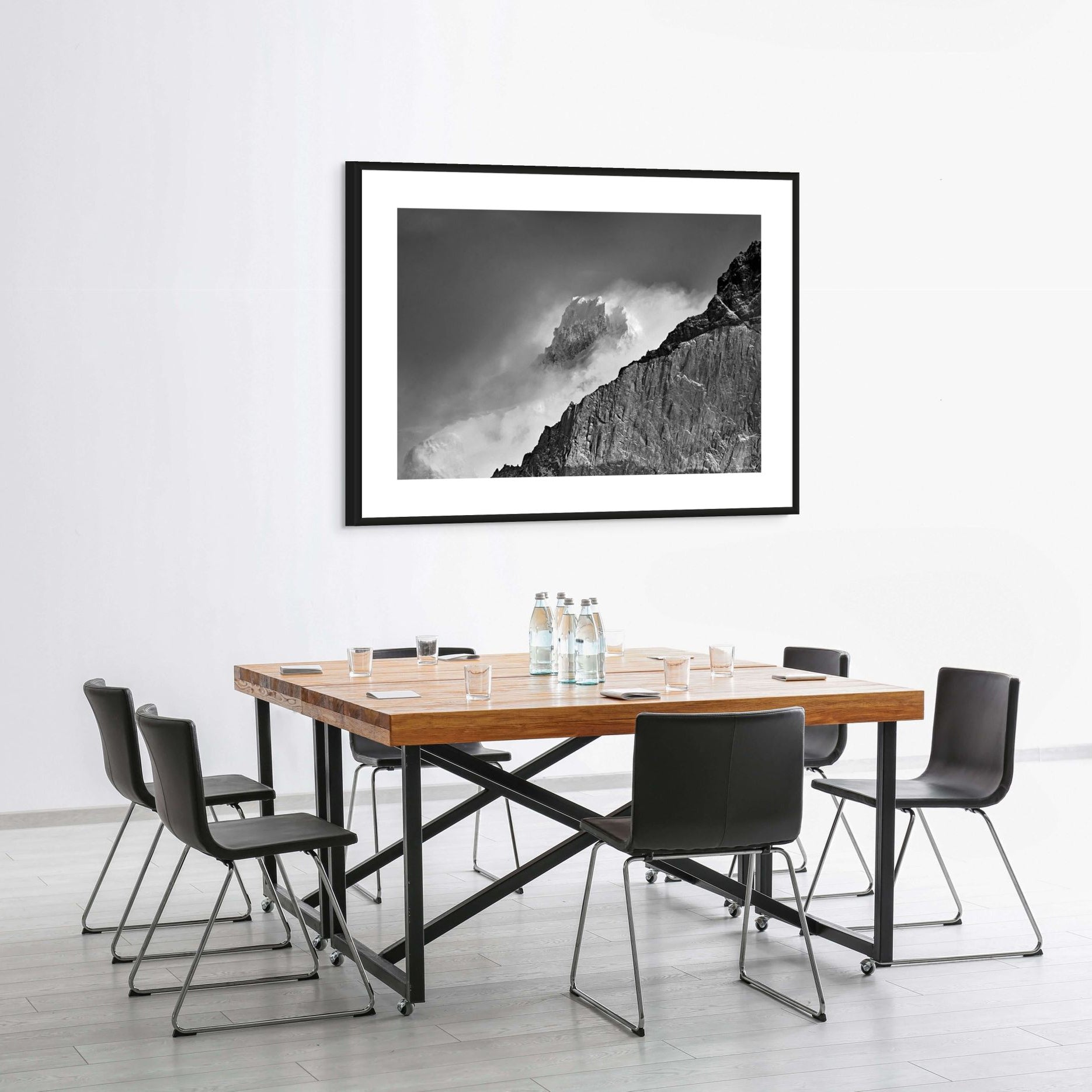 dramatic monochrome landscape wall art