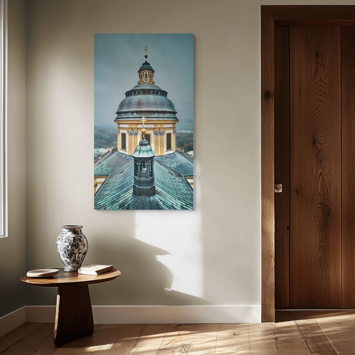 European church dome fine art print