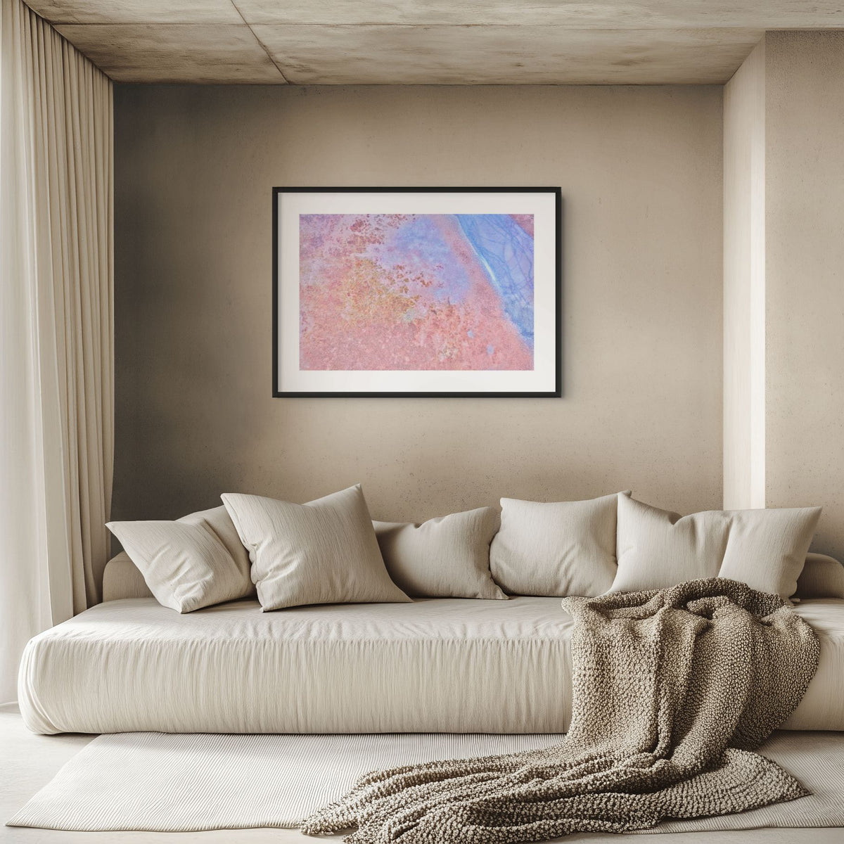 pastel aerial landscape fine art by Anne Neiwand