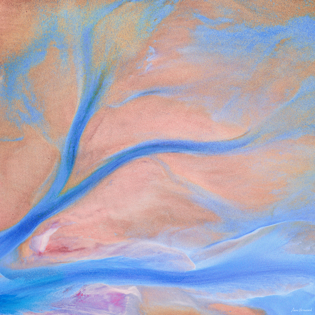 Earthern Flow aerial abstract