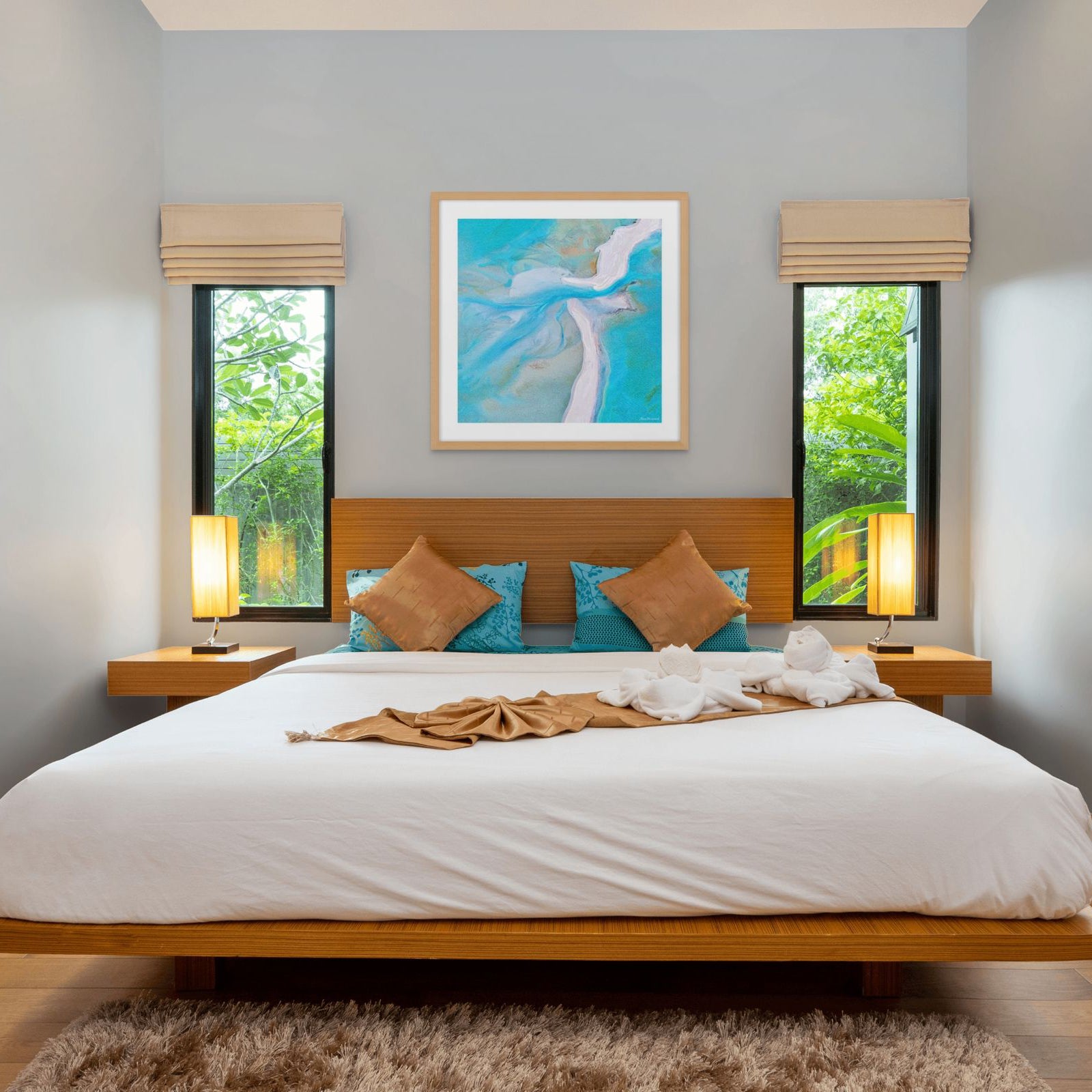 aerial coastal textures and currents