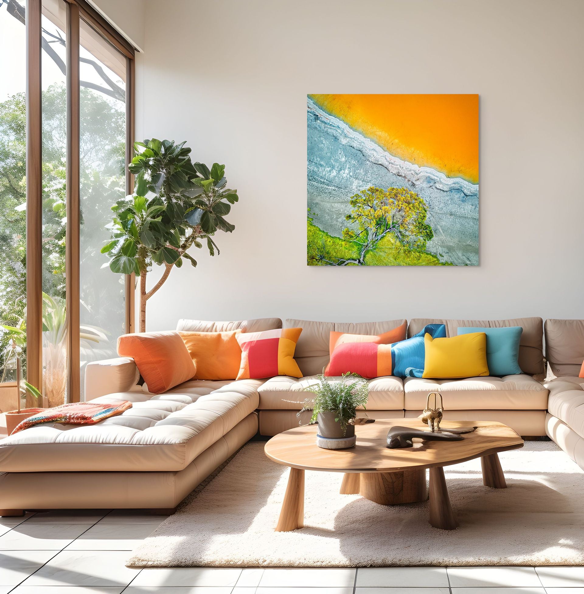 contemporary Australian landscape print