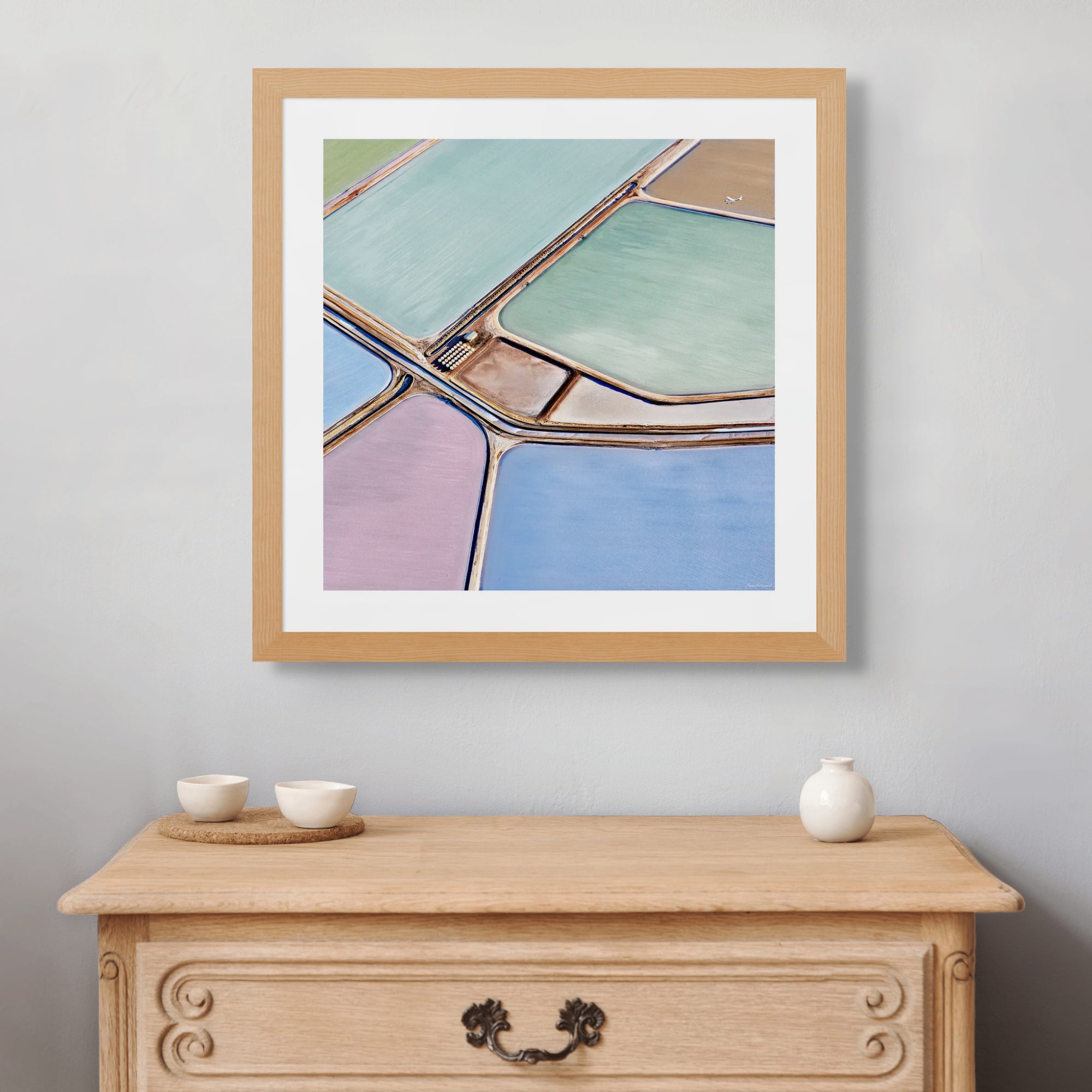 contemporary abstract aerial fine art print