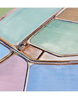 modern aerial salt ponds photography print