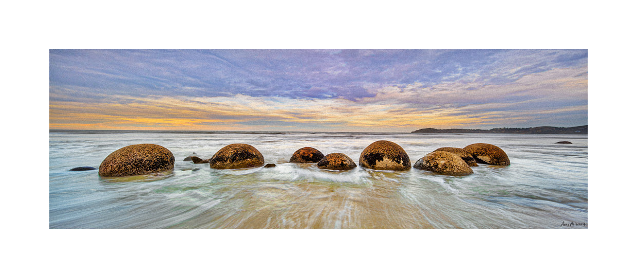 New Zealand coastal rock formations
