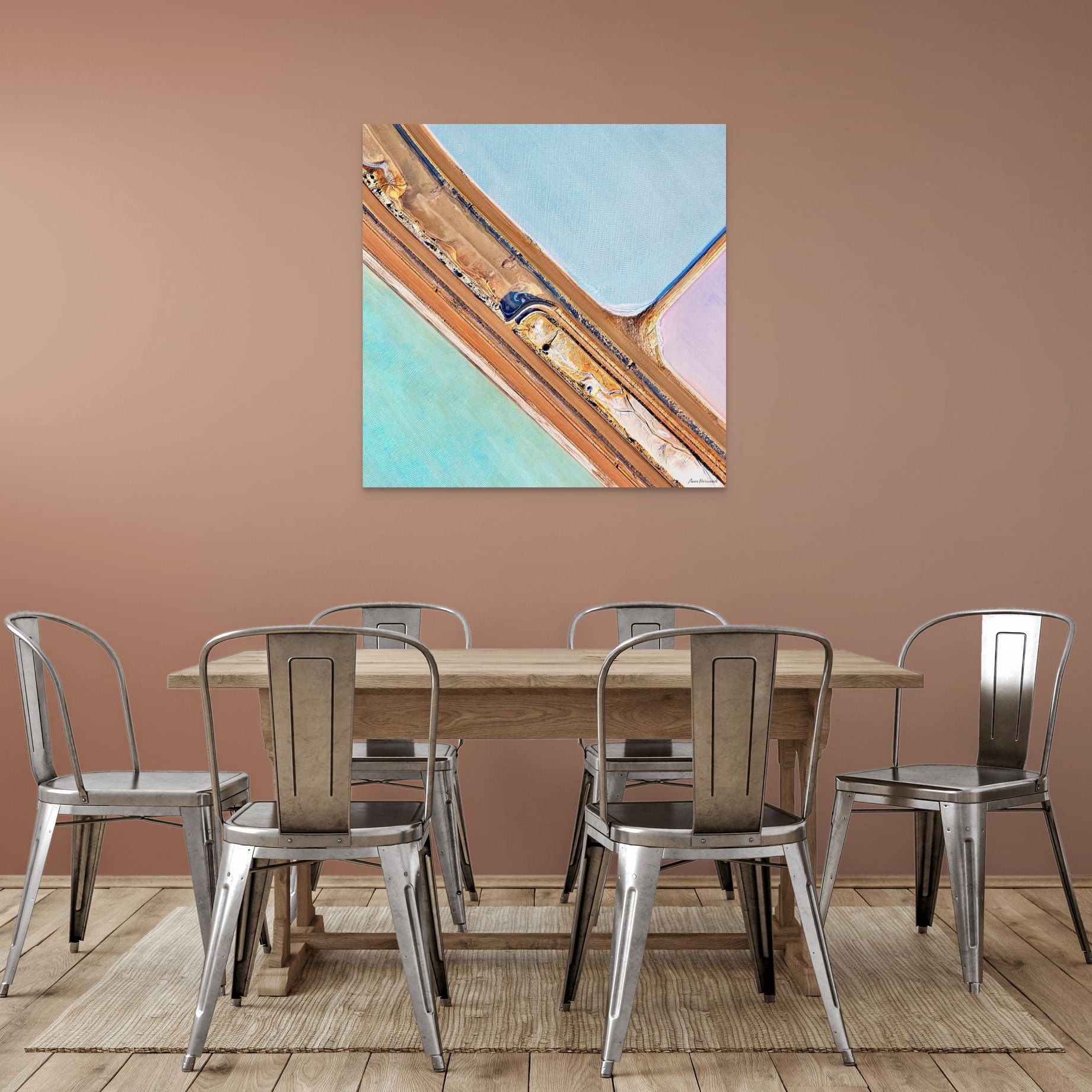 modern geometric aerial fine art photography