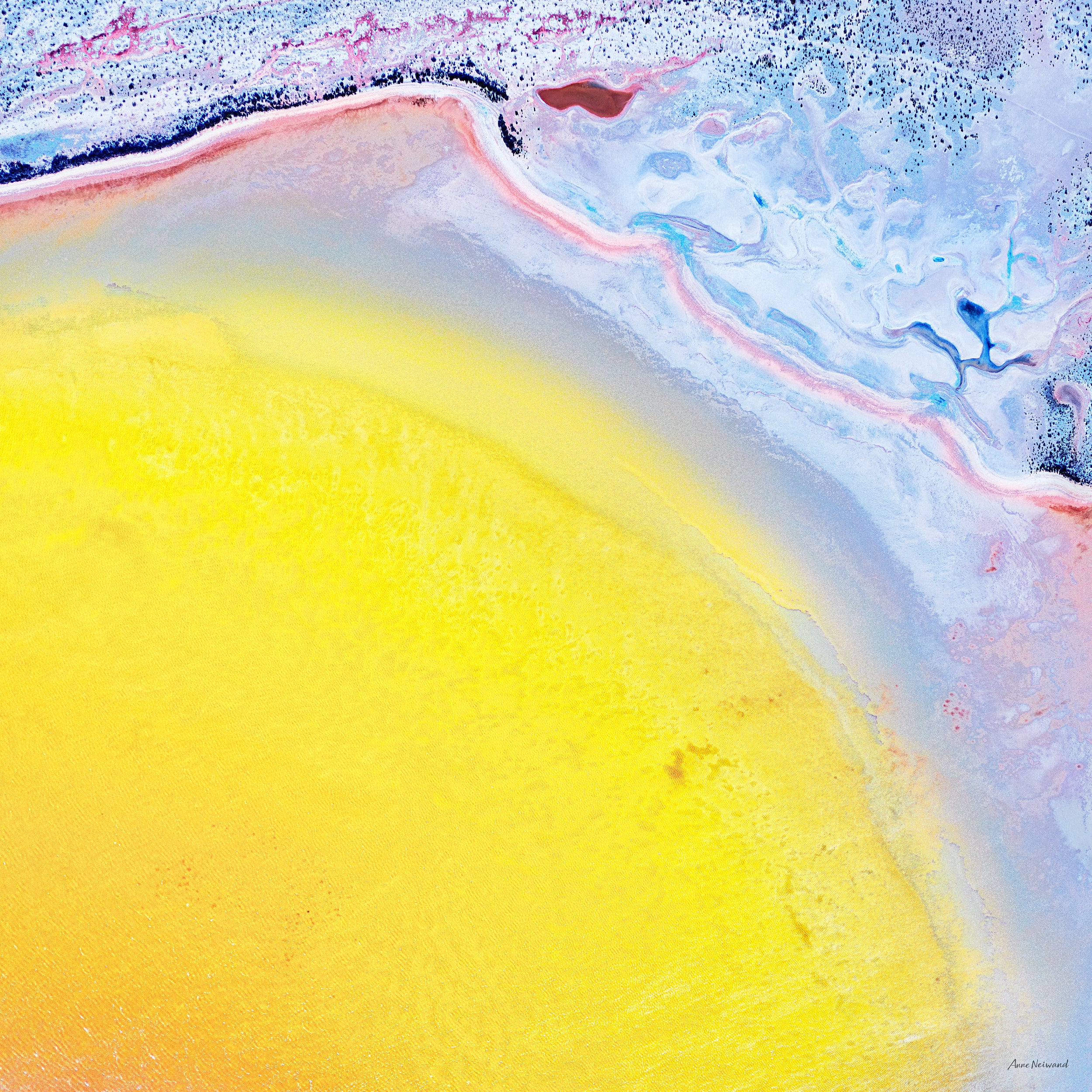 aerial salt lake photography