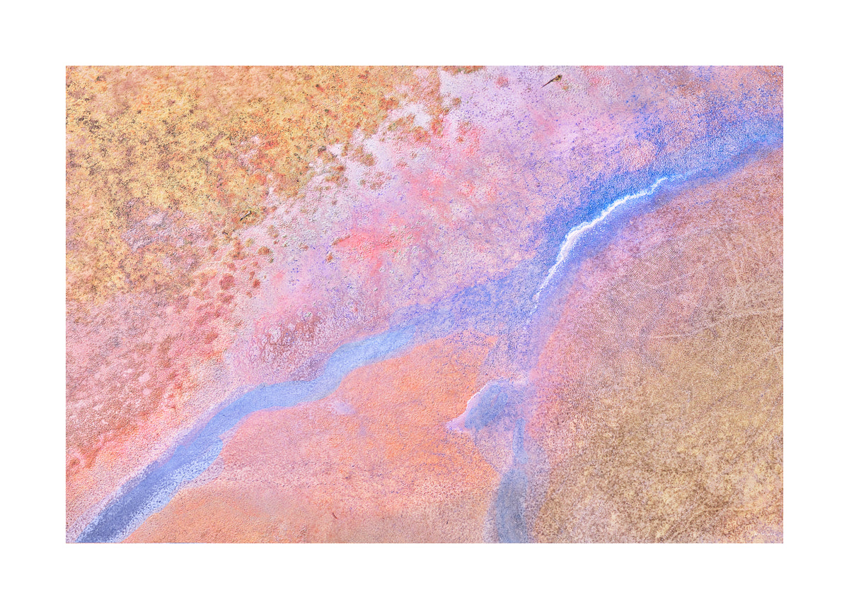 abstract landscape patterns from above